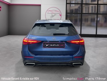 Mercedes classe c break 300 e 9g-tronic amg line/entretient complet/affichage tete haute/siÈges chauffant  elec garantie...