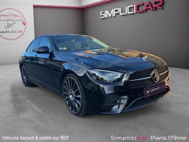 Mercedes classe e 220 d 9g-tronic amg line  tva recuperable  cuir blanc magnifique / toit ouvrant / garantie 12mois occasion...