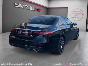 Mercedes classe e 220 d 9g-tronic amg line  tva recuperable  cuir blanc magnifique / toit ouvrant / garantie 12mois occasion...