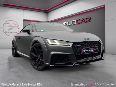 Audi tt rs coupe 2.5l tfsi 400 s tronic 7 quattro pack carbon garantie 12 mois occasion montpellier (34) simplicicar...