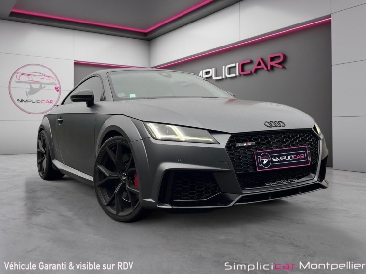 Audi tt rs coupe 2.5l tfsi 400 s tronic 7 quattro pack carbon garantie 12 mois occasion montpellier (34) simplicicar...