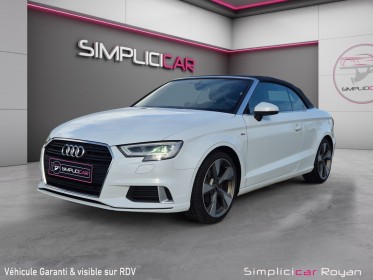 Audi a3 cabriolet 2.0 tdi 150 ch s tronic 6 rapports s line / entretien à jour / garantie 12 mois occasion simplicicar royan...