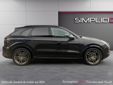 Porsche cayenne e-hybrid 3.0 v6 462 entretien porsche interieur cuir rouge garantie 12 mois occasion simplicicar toulouse sud...