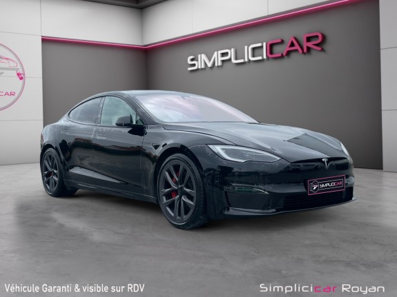 Tesla model s plaid tri motor 1020 ch 100 kw  performance pup awd upgrade occasion simplicicar royan simplicicar simplicibike...