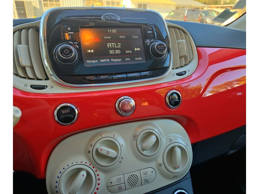 FIAT d'occasion 500 0.9 8V 85 TWIN AIR ANNIVERSARIO de 2015 Nice (06)﻿