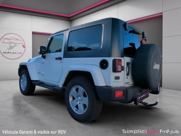 Jeep wrangler 2.8 crd 177 fap sahara 4 pneus neufs goodrich kit main libre garantie 12 mois occasion simplicicar frejus ...