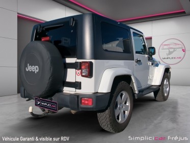 Jeep wrangler 2.8 crd 177 fap sahara 4 pneus neufs goodrich kit main libre garantie 12 mois occasion simplicicar frejus ...