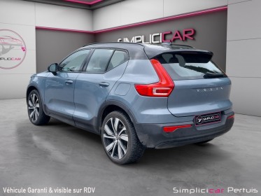 Volvo xc40 p8 recharge awd 408 ch 1edt r-design toit ouvrant harman kardon pompe à chaleur garantie 12 mois occasion...