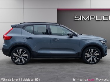 Volvo xc40 p8 recharge awd 408 ch 1edt r-design toit ouvrant harman kardon pompe à chaleur garantie 12 mois occasion...