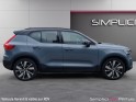 Volvo xc40 p8 recharge awd 408 ch 1edt r-design toit ouvrant harman kardon pompe à chaleur garantie 12 mois occasion...
