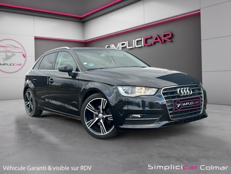 Audi a3 sportback 2.0 tdi 150 s line sièges chauffants feux automatique garantie 12 mois occasion simplicicar colmar...