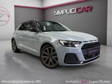 Audi a1 sportback 35 tfsi 150 ch s tronic 7 s line int/ext - gris flèche - garantie 12 mois occasion simplicicar lyon ouest...