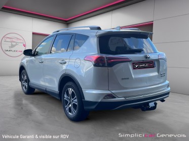 Toyota rav4 hybride 197ch 2wd lounge - gps - to - cuir - attelage - garantie 12 mois occasion simplicicar genevois...