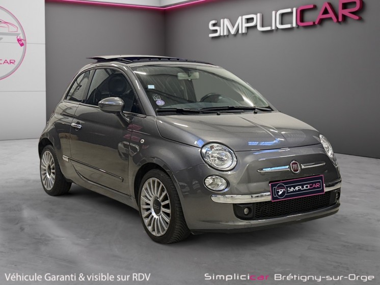 Fiat 500 85ch twinair boîte auto lounge toit ouvrant ss garantie 12 mois occasion simplicicar bretigny-sur-orge simplicicar...