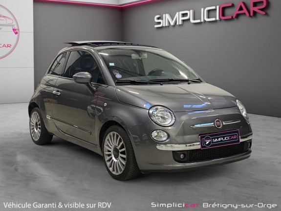 Fiat 500 85ch twinair boîte auto lounge toit ouvrant ss garantie 12 mois occasion simplicicar bretigny-sur-orge simplicicar...