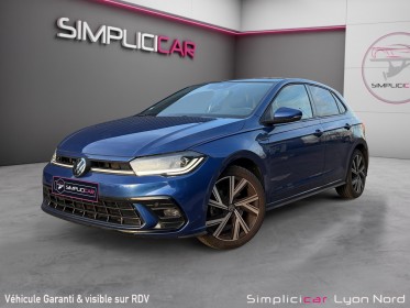 Volkswagen polo 1.0 tsi 110 ss dsg7 r-line toit ouvrant virtual cockpit carplay 12 mois garantie occasion simplicicar lyon...