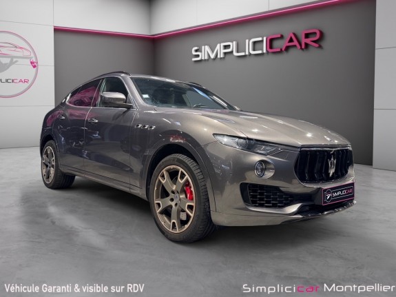 Maserati levante 3.0 v6 bi turbo 430ch s q4 gransport suivi maserati carnet disponible garantie 12 mois occasion montpellier...