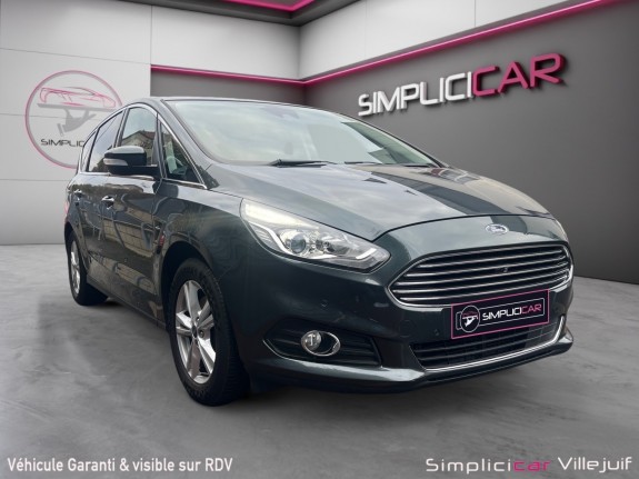 Ford s-max 1.5 ecoboost 160 ss titanium, caméra et radar avant / arrière, sièges chauffants, garantie 12 mois. occasion...