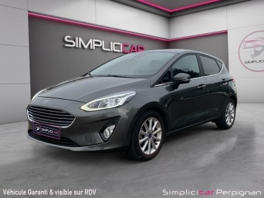 Ford fiesta 1.0 ecoboost 100 ch ss bvm6 titanium - carplay - climatisation - bluetooth - garantie 12 mois europe occasion...