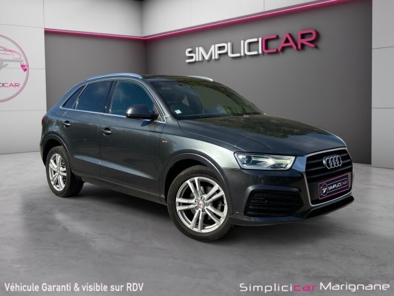 Audi q3 q3 2.0 tdi 150 ch s tronic 7 s line garantie 12 mois son bose attelage occasion simplicicar marignane  simplicicar...