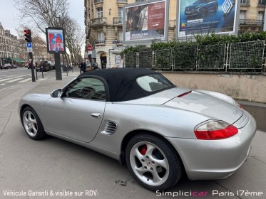 Porsche boxster 3.2i s tiptronic s / entretien porsche/ interieur cuir /jantes turbo / psm / echappement sport / garantie...
