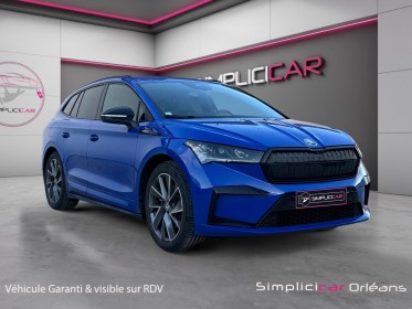 Skoda enyaq iv 60 sportline carplay caméra 360 feux led keyless garantie 12 mois occasion simplicicar orleans simplicicar...
