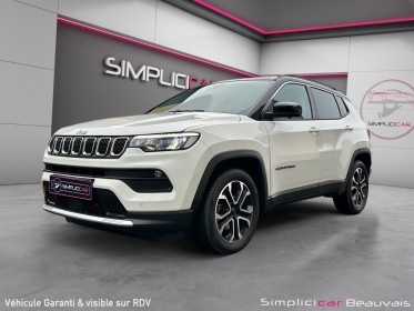 Jeep compass 1.5 turbo t4 130 ch bvr7 e-hybrid limited occasion parc voitures beauvais simplicicar simplicibike france