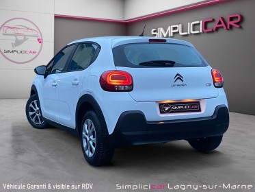 Citroen c3 1.6 bluehdi 75 ss feel - 1 ere main - entretien full citroen - line assist occasion simplicicar lagny  simplicicar...