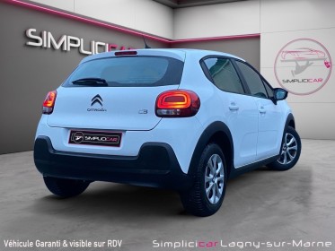Citroen c3 1.6 bluehdi 75 ss feel - 1 ere main - entretien full citroen - line assist occasion simplicicar lagny  simplicicar...