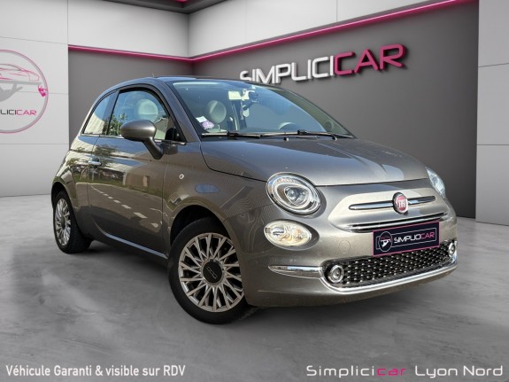 Fiat 500 serie 6 euro 6d 1.2 69 ch eco pack lounge garantie 12mois toit pano occasion simplicicar lyon nord simplicicar...