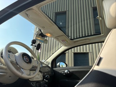 Fiat 500 serie 6 euro 6d 1.2 69 ch eco pack lounge garantie 12mois toit pano occasion simplicicar lyon nord simplicicar...