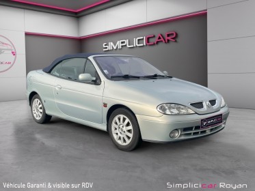 Renault megane cab 1.6i 16v dynamique distribution faite révisée et garantie occasion simplicicar royan simplicicar...