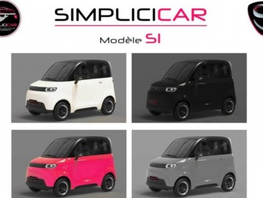 Simplici s1 100% electrique sans permis neuf occasion  simplicicar nice - pfvauto simplicicar simplicibike france