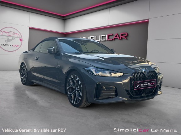 Bmw serie 4 cabriolet g23 420d 190 ch bva8 m sport modéle 2024 garantie 12 mois occasion simplicicar le mans simplicicar...