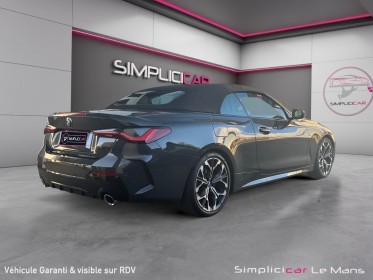Bmw serie 4 cabriolet g23 420d 190 ch bva8 m sport modéle 2024 garantie 12 mois occasion simplicicar le mans simplicicar...