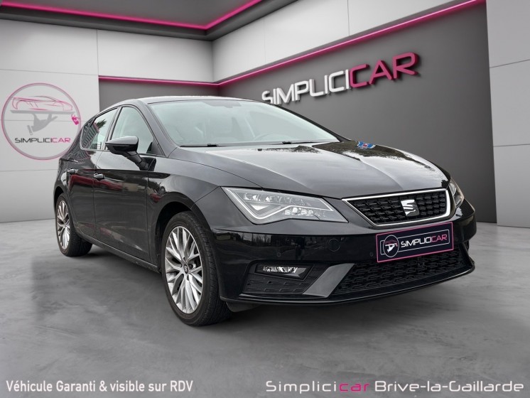 Seat leon 1.0 tsi 115 start/stop bvm6 style virtual cockpit alcantara garantie 12 mois occasion simplicicar brive la...
