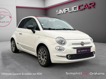 Fiat 500c serie 4 1.2 69 ch lounge cabriolet gps bluetooth radar ar garantie 12 mois occasion simplicicar orleans simplicicar...