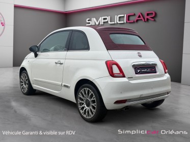 Fiat 500c serie 4 1.2 69 ch lounge cabriolet gps bluetooth radar ar garantie 12 mois occasion simplicicar orleans simplicicar...