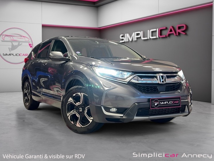 Honda cr-v 173ch elegance 1.5  i-vtec 4x2 /garantie 12 mois/attelage/historique complet honda occasion simplicicar annecy...