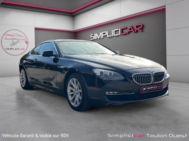 Bmw serie 6 coupe f13 640d xdrive 313ch exclusive individual entretien complet garantie 12 mois occasion simplicicar toulon...