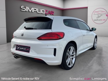 Volkswagen scirocco 2.0 tdi 150 r-line garantie 12 mois occasion simplicicar limoges  simplicicar simplicibike france