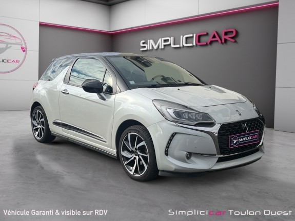 Ds ds 3 puretech 110 ss eat6 sport chic distribution ok garantie 12 mois occasion simplicicar toulon ouest simplicicar...