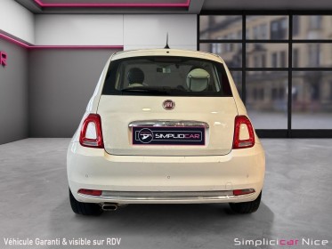 Fiat 500 serie 6 1.2 69 ch lounge / garante 12 mois / toit pano / radars occasion  simplicicar nice - pfvauto simplicicar...