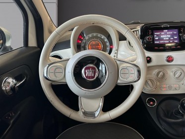 Fiat 500 serie 6 1.2 69 ch lounge / garante 12 mois / toit pano / radars occasion  simplicicar nice - pfvauto simplicicar...