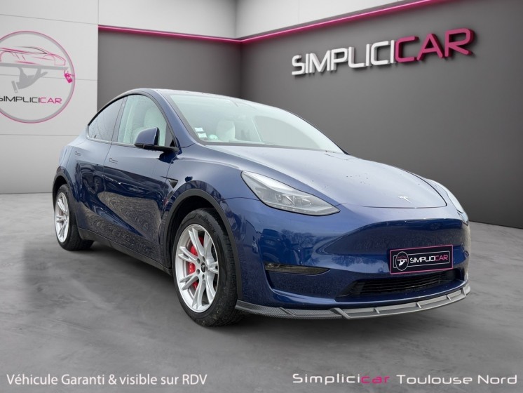 Tesla model y grande autonomie dual motor awd occasion simplicicar toulouse nord simplicicar simplicibike france