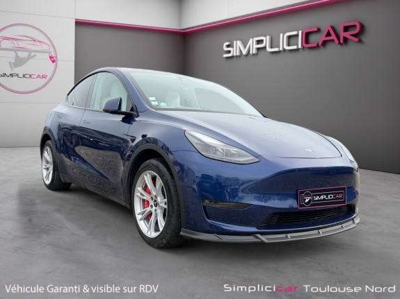 Tesla model y grande autonomie dual motor awd occasion simplicicar toulouse nord simplicicar simplicibike france