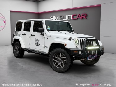 Jeep wrangler 2.8 crd 200 unlimited bva - treuil - caméra de recul - garantie 12 mois occasion simplicicar nimes - rb auto...