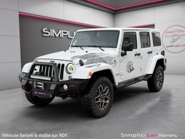 Jeep wrangler 2.8 crd 200 unlimited bva - treuil - caméra de recul - garantie 12 mois occasion simplicicar nimes - rb auto...