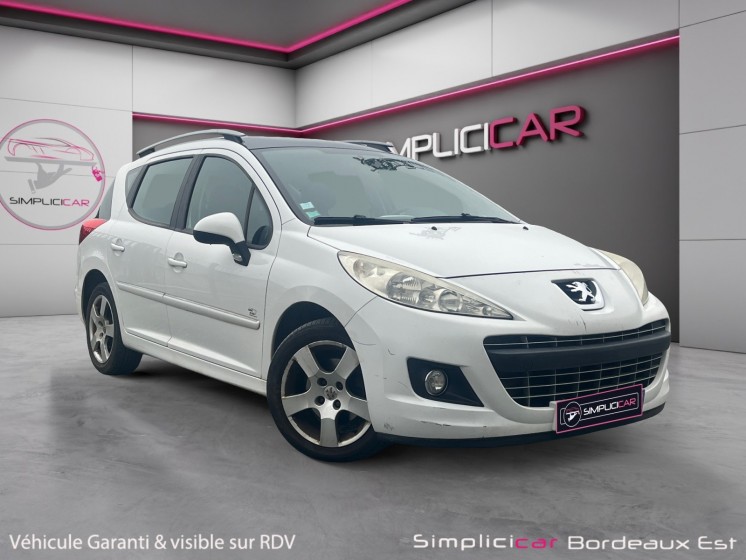 Peugeot 207 sw 1.6 hdi 112ch fap premium clim toit panoramique garantie 12 mois occasion simplicicar bordeaux  simplicicar...