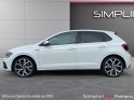 Volkswagen polo gti 2.0 tsi 200 ch carplay sellerie cuir alcantara radar de recul garantie 12 mois occasion simplicicar...